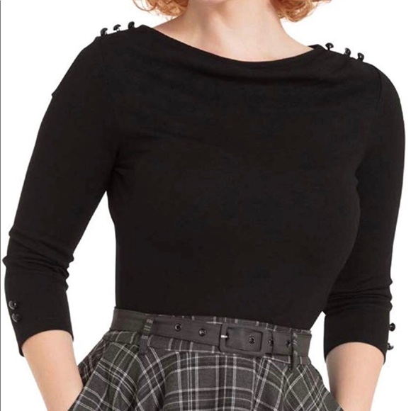 Voodoo Vixen Tops - Voodoo Vixen Celine top, small EUC